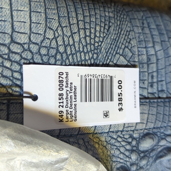 Brahmin Light Denim Tetra w/matching Veronica NWT's. - Picture 4 of 7